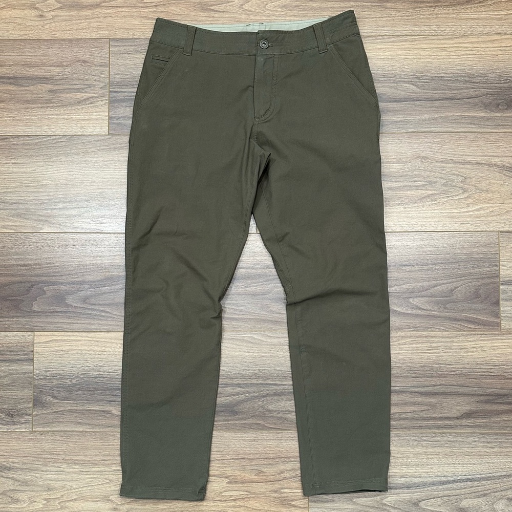 Kuhl Resistor Chino Pants in Brown/Green Size 32 X 30